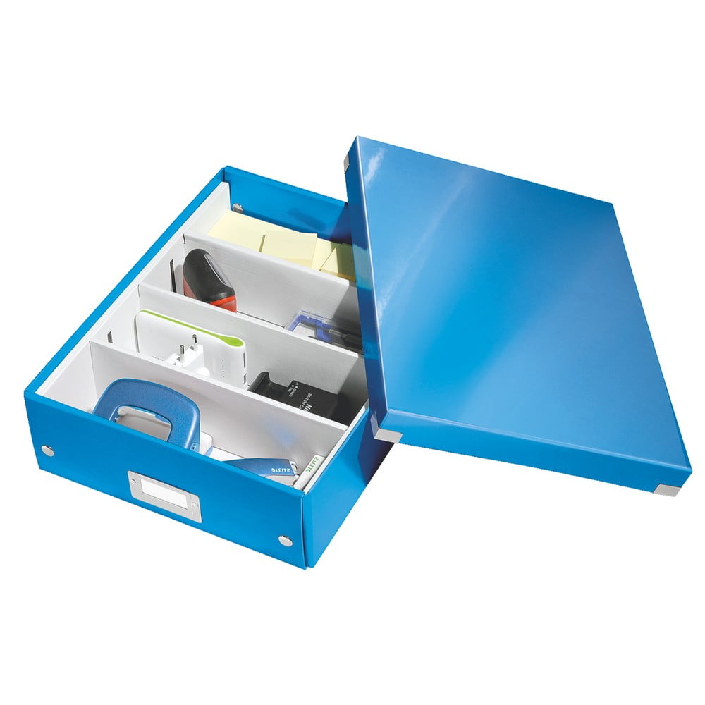 Plava kutija s organizatorom Leitz Office, duljina 37 cm