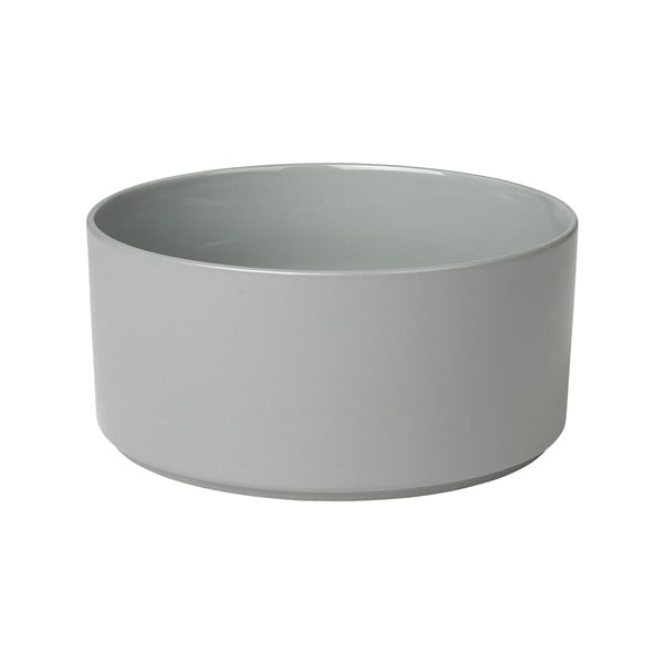 Siva keramička zdjela Blomus Pilar, Ø 20 cm