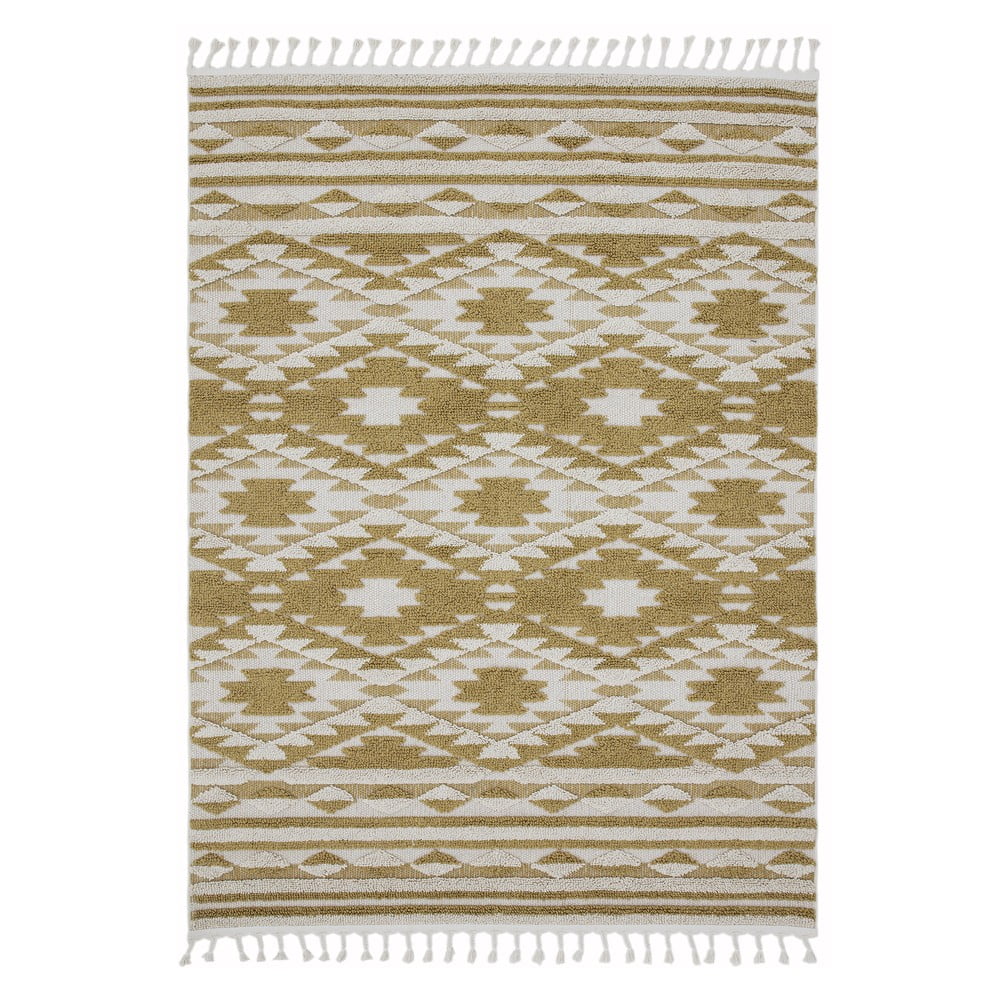 Žuti tepih Asiatic Carpets Taza, 120 x 170 cm