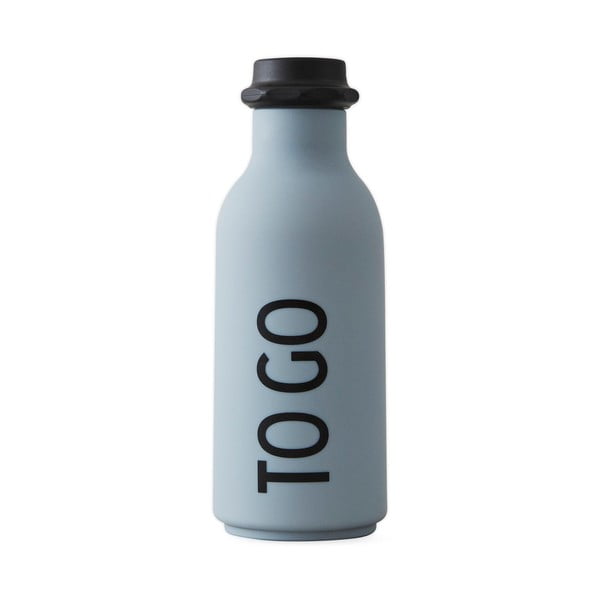 Plava boca za vodu Design Letters To Go, 500 ml