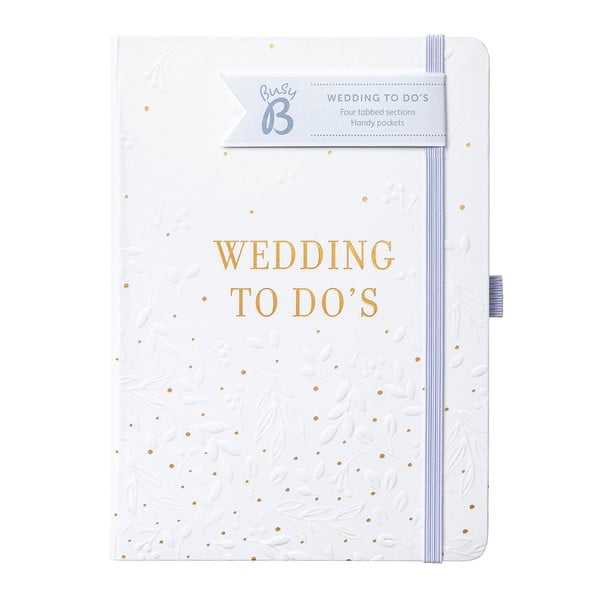 Bijela bilježnica za vjenčanje Busy B To Do