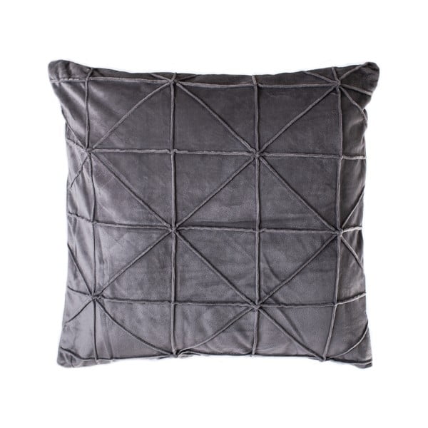 Sivi jastuk Jahu Amy, 45 x 45 cm