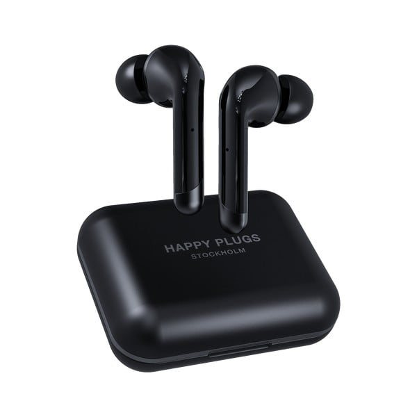 Crne bežične slušalice Happy Plugs Air 1 Plus In-Ear