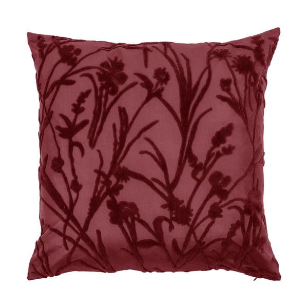 Crveni ukrasni jastuk Tiseco Home Studio Iris, 45 x 45 cm