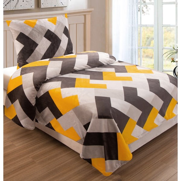 My House Element mikroplišana posteljina za krevet za jednu osobu, 140 x 200 cm