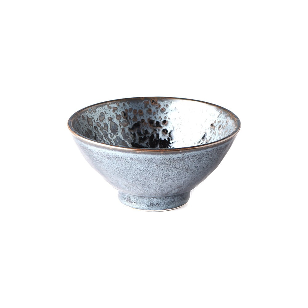Crno-siva keramička zdjela MIJ Pearl, ø 16 cm
