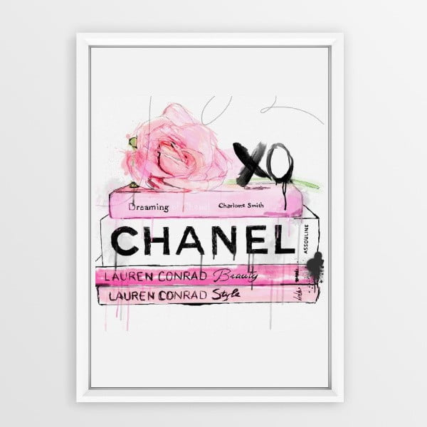 Poster u okviru Piacenza Art Books Chanel, 30 x 20 cm