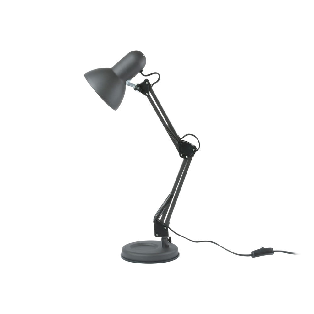 Crna stolna lampa Leitmotiv Hobby, ø 12,5 cm