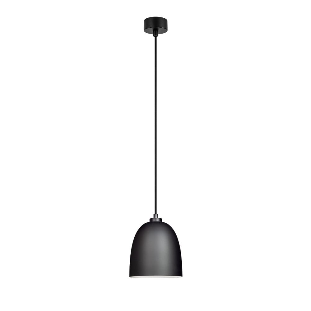 Crna viseća svjetiljka Sotto Luce Awa, ⌀ 17 cm Matte
