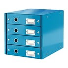 Plava kutija s 4 ladice Leitz Office, duljina 36 cm