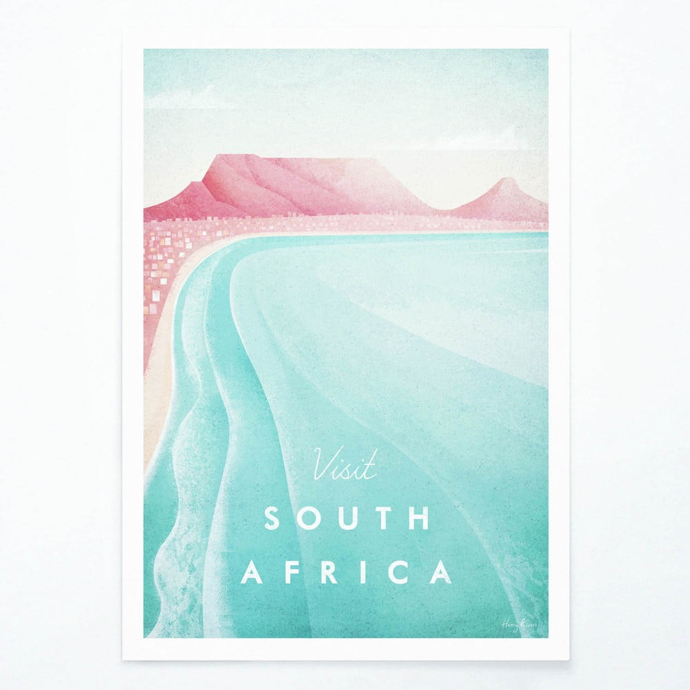Poster Travelposter South Africa, A3