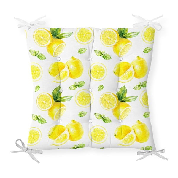 Jastuk za stolicu s udjelom pamuka Minimalist Cushion Covers Lemon, 40 x 40 cm