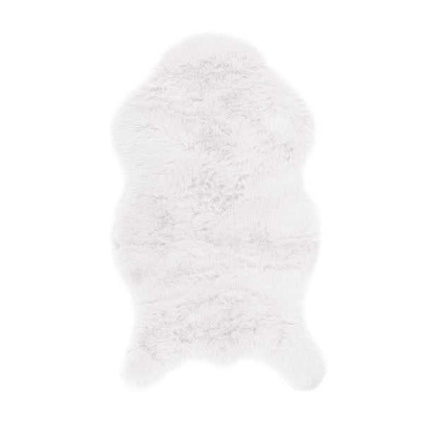 Bijelo umjetno krzno Tiseco Home Studio Ovčja koža, 80 x 150 cm