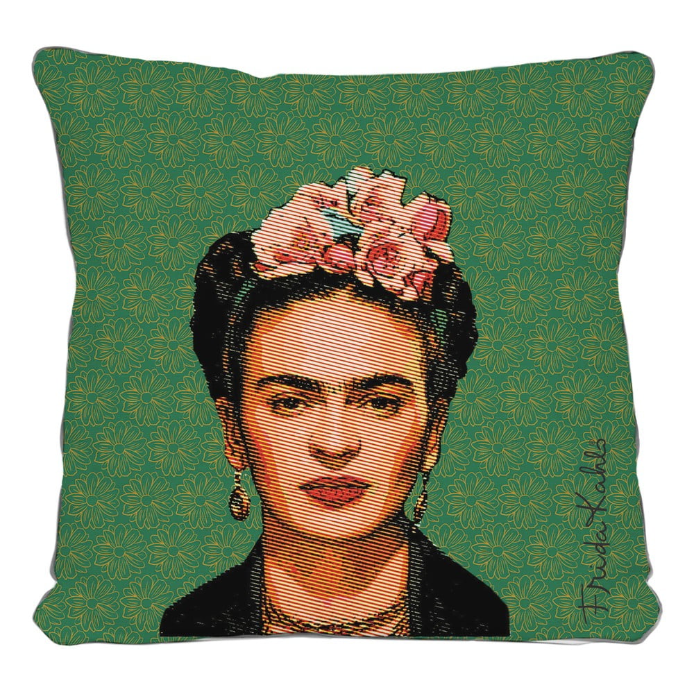 Zeleni jastuk Madre Selva Frida, 45 x 45 cm