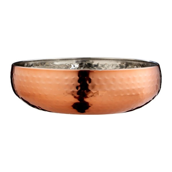 Ukrasna zdjela u rose gold boji Premier Housewares Hammered ⌀ 21 cm