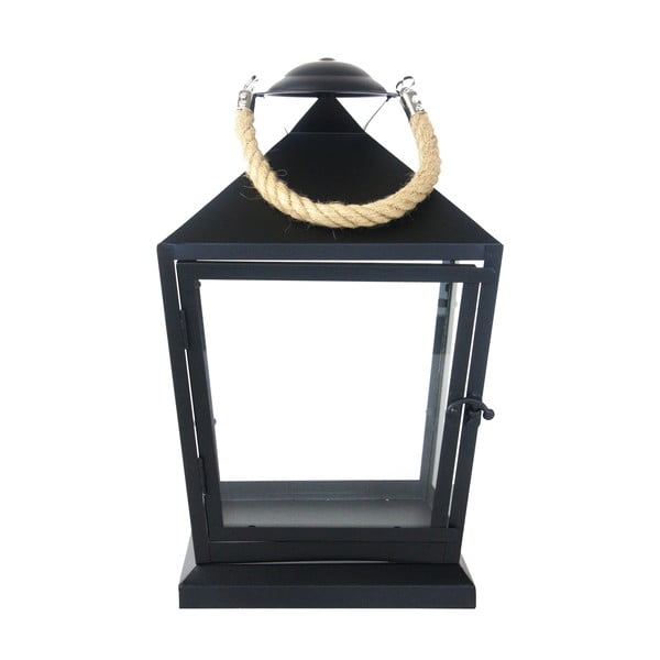 Esschert Design Klasična crna lampa, visina 35,4 cm