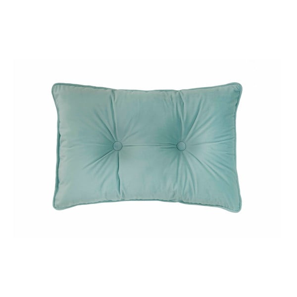 Svjetlozeleni jastuk Tiseco Home Studio Velvet Button, 40 x 60 cm