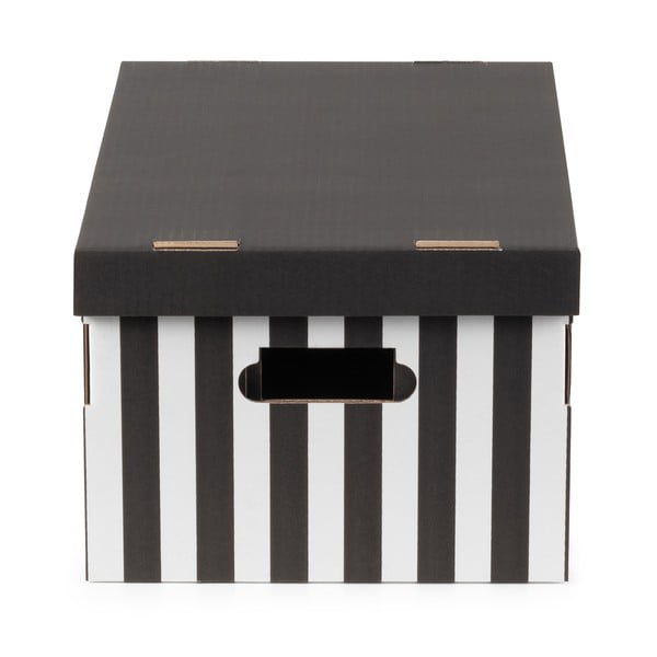 Set od 2 crne kutije za pohranu za Compactor Stripes