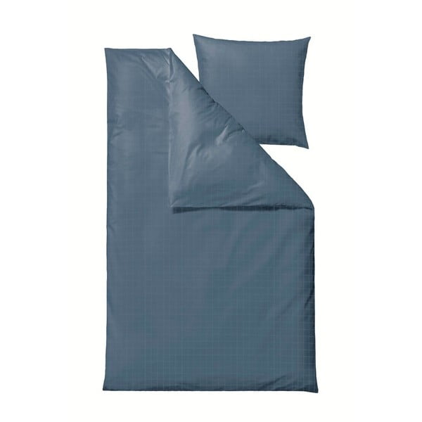 Plava jednokreveta posteljina od damasta Södahl Clear, 140 x 220 cm