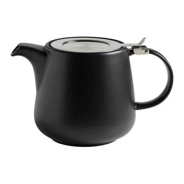 Crni porculanski čajnik s cjediljkom Maxwell & Williams Tint, 1,2 l