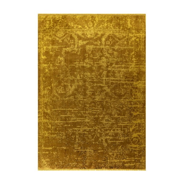 Žuti tepih azijski tepisi sažetak, 120 x 170 cm