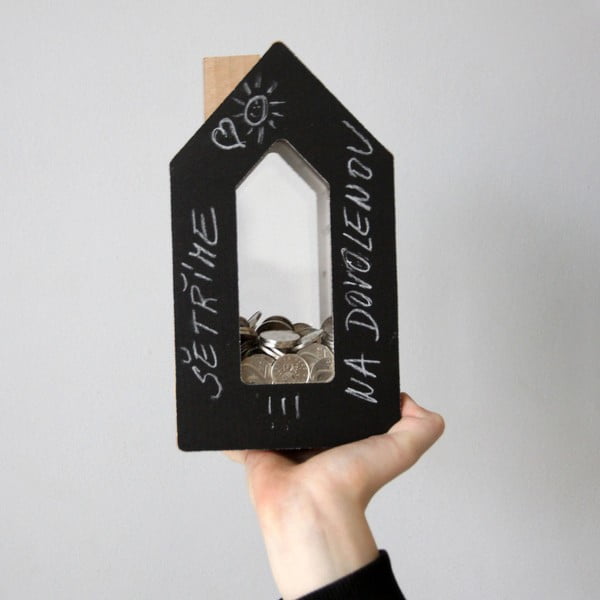 Crno-bijela kasica Unlimited Design for Kids Little House