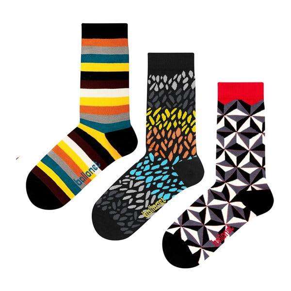 Set 3 para čarapa balonske čarape jesen u poklon kutiji, veličine 36 - 40