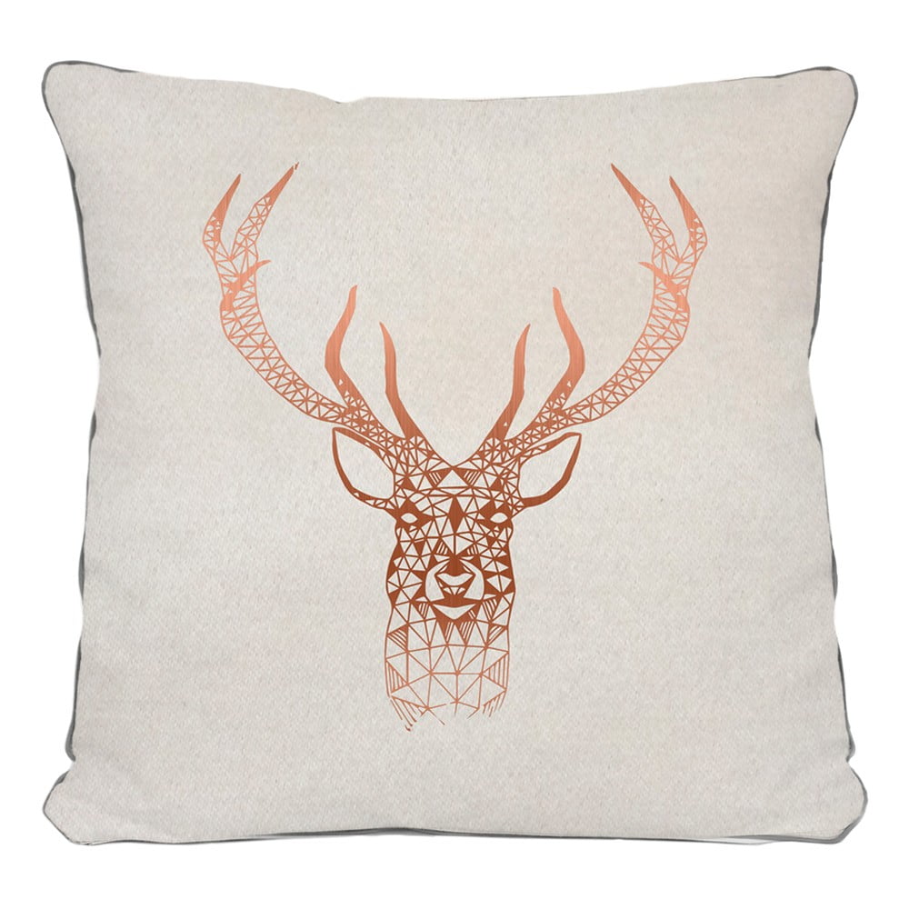Bež jastuk Really Nice Things Deer, 45 x 45 cm