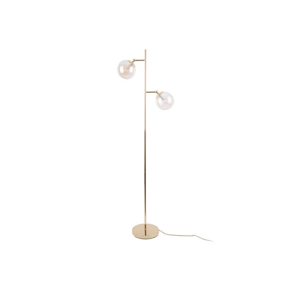 Podna svjetiljka u zlatnoj boji Leitmotiv Shimmer, visina 152 cm