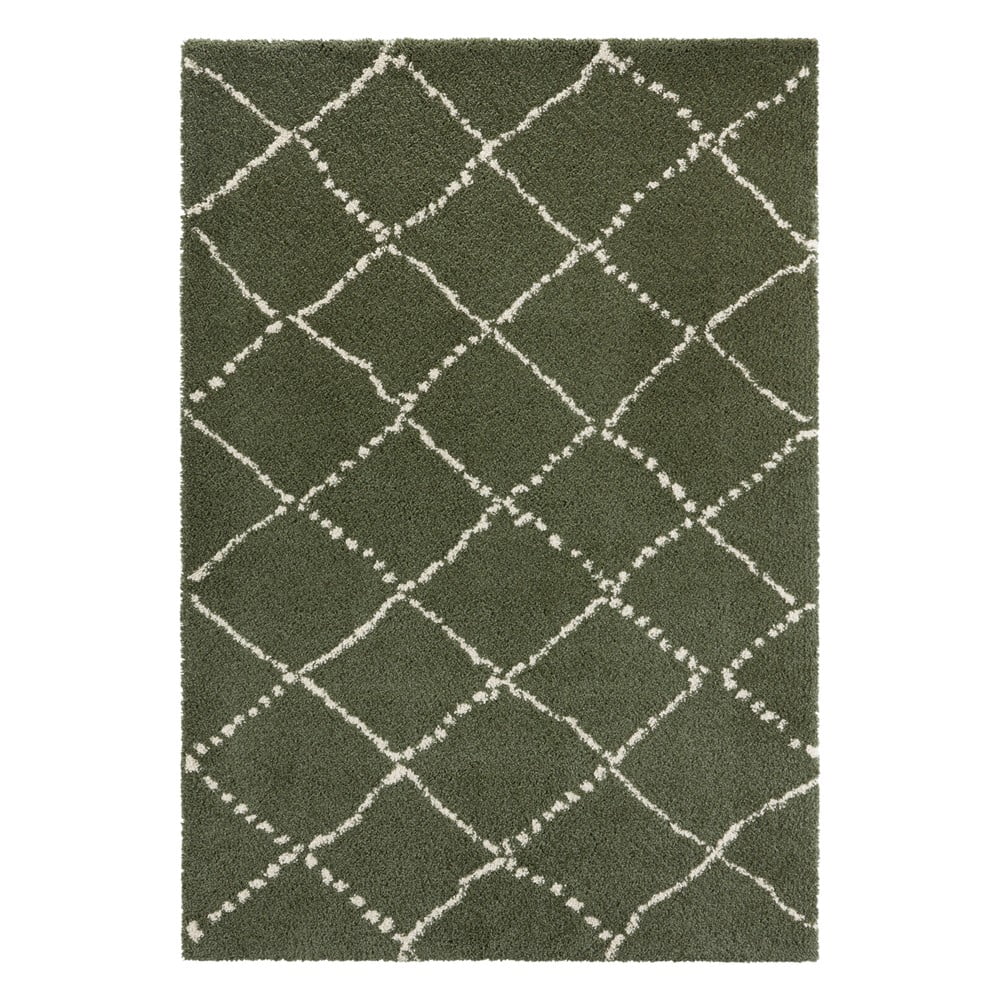 Zeleni tepih ment rugs hash, 80 x 150 cm