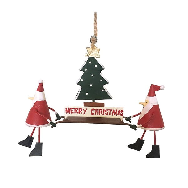 Božićni viseći ukras G-Bork Santas with Christmastree
