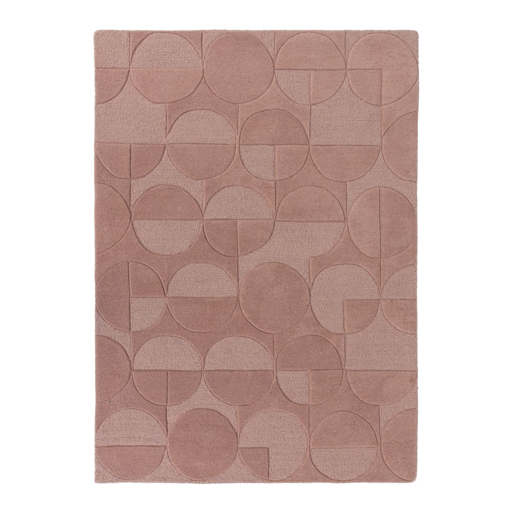 Ružičasti vuneni tepih Flair Rugs Gigi, 200 x 290 cm