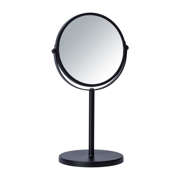 Crno kozmetičko ogledalo Wenko Assisi , 17 cm