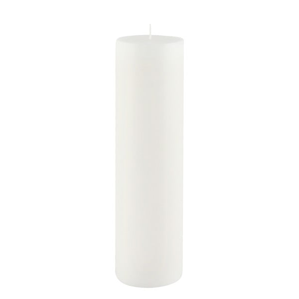 Bijela svijeća ego dekor cilindar čisti, vrijeme pečenja 75 h