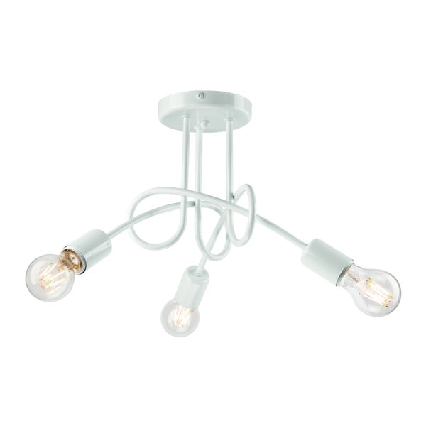 Bijela viseća svjetiljka za 3 žarulje Lamkur Camilla