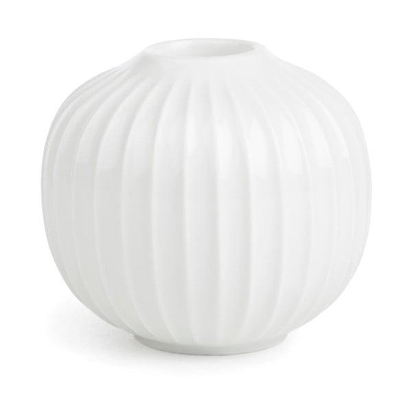 Bijeli porculanski svijećnjak Kähler Design Hammershoi, ⌀ 7,5 cm