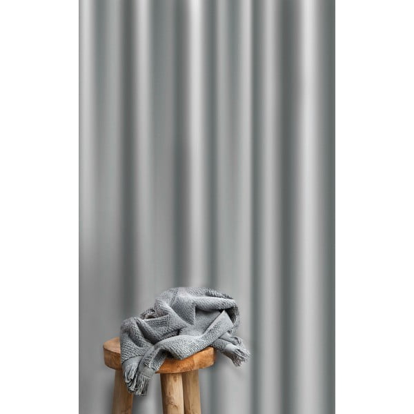 Svijetlo siva zavjesa za tuš Bahne & CO Pure, 180 x 200 cm