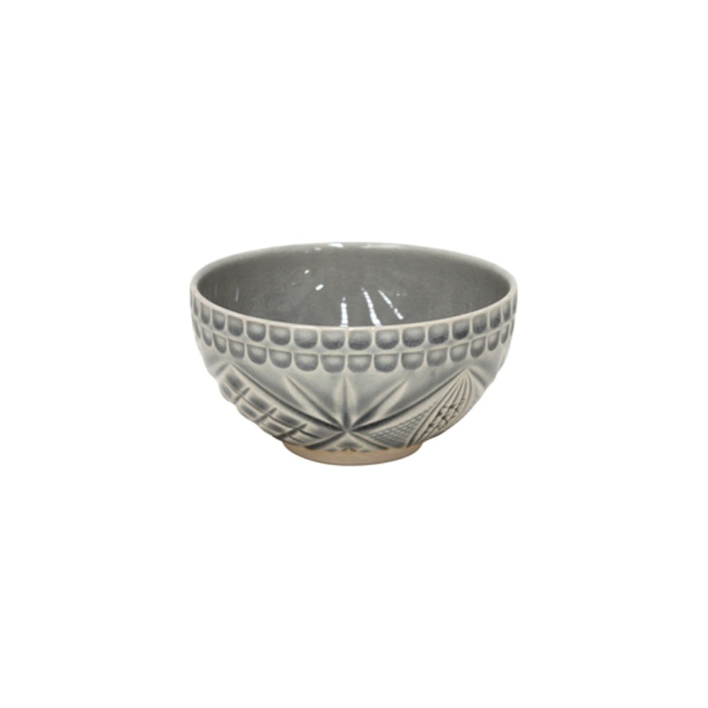 Siva zdjela od kamenine Costa Nova Cristal, ⌀ 12 cm