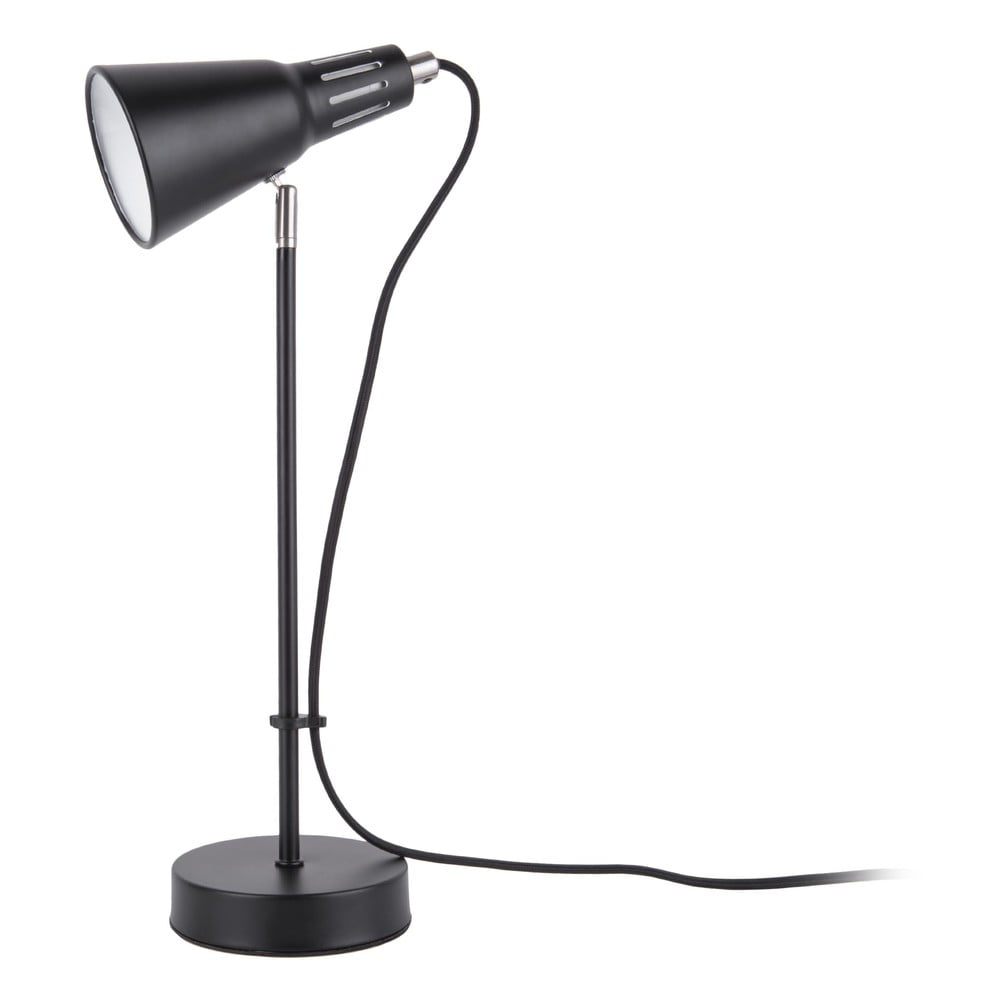 Crna stolna svjetiljka Leitmotiv Mini Cone, ø 16 cm