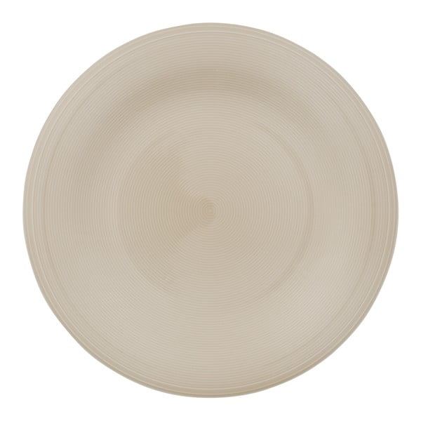Bijelo-bež porculanski tanjur Villeroy & Boch Like Color Loop, 28,5 cm