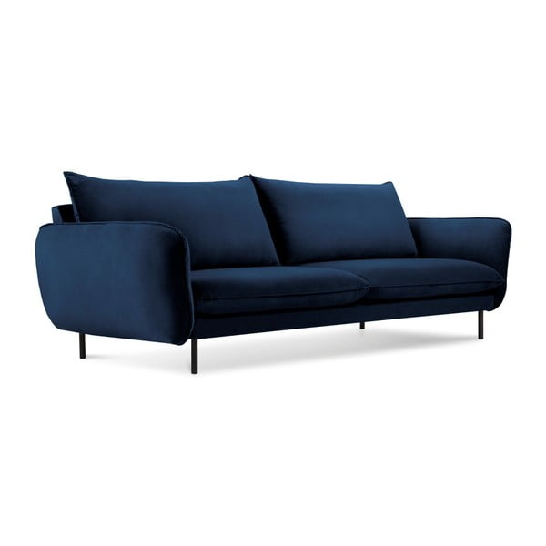 Plava baršunasta sofa Cosmopolitan Design Vienna, 200 cm