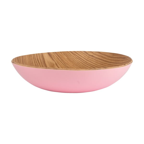 Ružičasta drvena zdjela navigacija candy