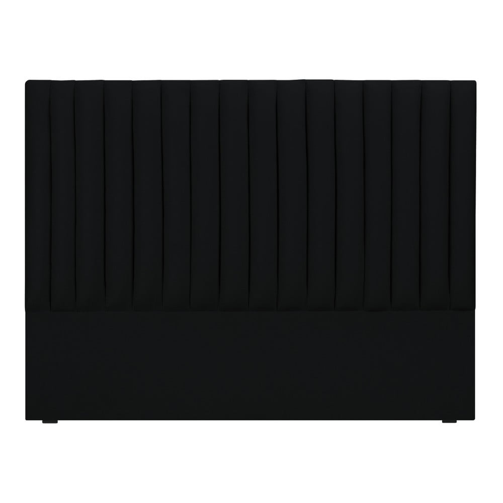 Crno uzglavlje Cosmopolitan Design NJ, 160 x 120 cm