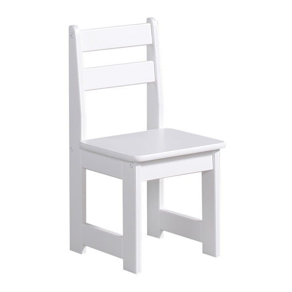 Bijele dječje stolice izrađene od čvrste borovine Pinio Baby