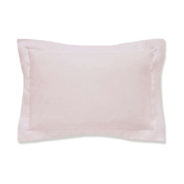 Ružičasta navlaka za jastuk od egipatskog pamuka Bianca Oxford, 50 x 75 cm