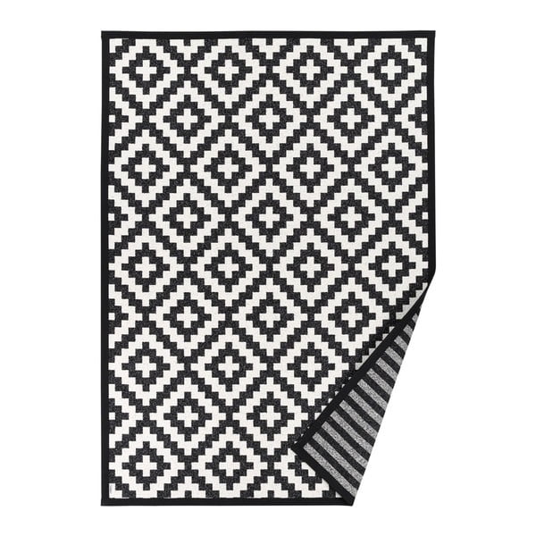 Dvostrani crno-bijeli tepih s uzorkom Narma Viki, 70 x 140 cm
