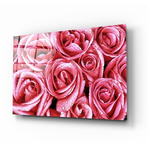 Staklena slika Insigne Pink Roses
