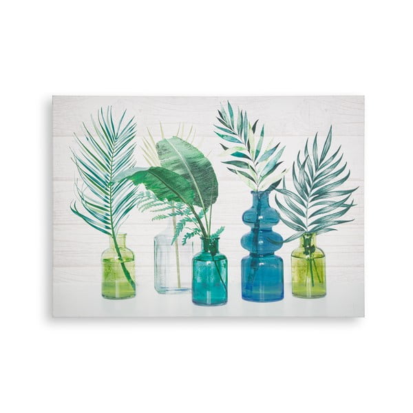 Zidne slike Art for the home Tropical Palm Bottles, 70 x 50 cm