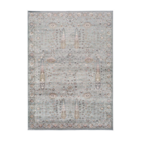 Sivi tepih od viskoze Universal Lara Ornament, 160 x 230 cm