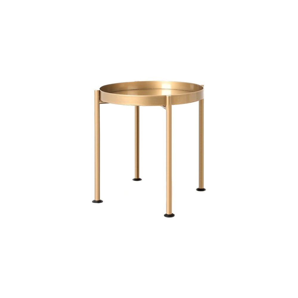 Stolić u zlatnoj boji Custom Form Hanna, Ø 40 cm